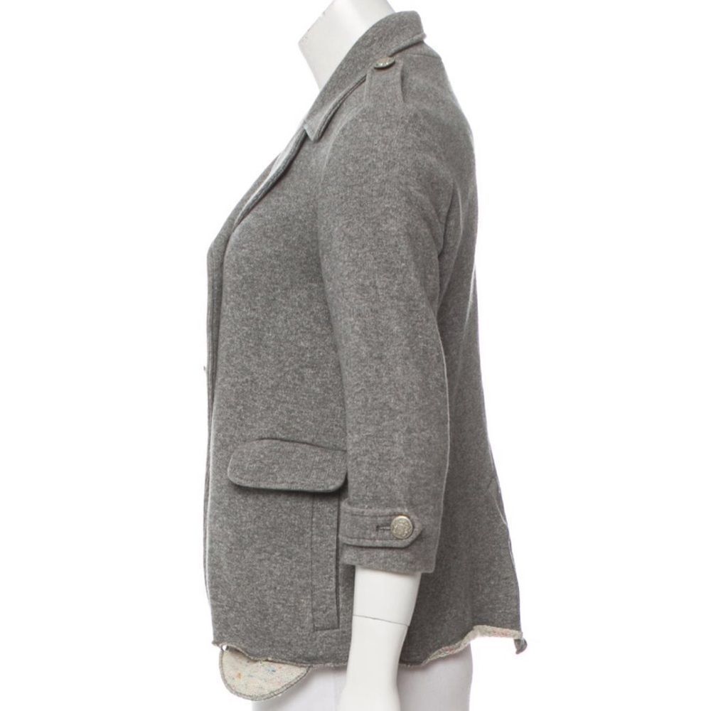 GRYPHON Double Breasted Vented Distressed Jacket - Picture 2 of 4